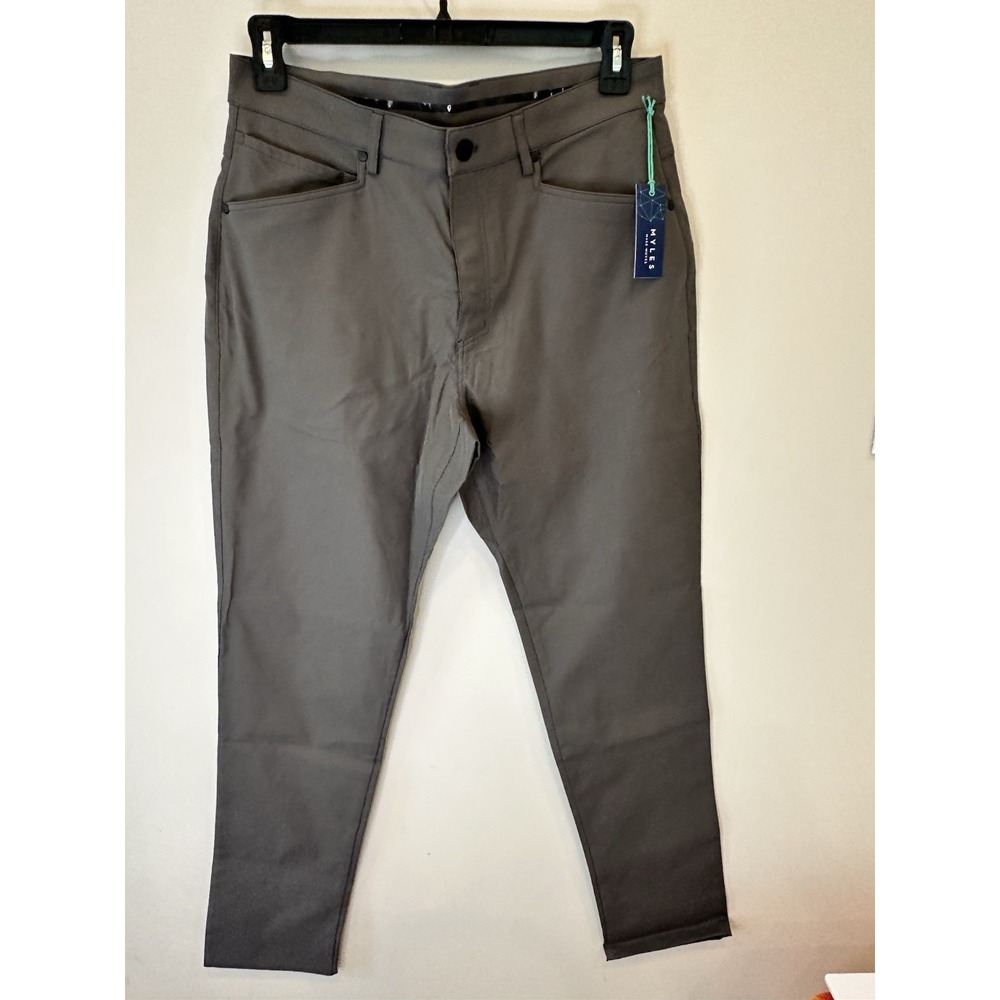Myles‎ Tour Pant Graphite Size 35x34 NWT | Performance Stretch Golf Pants